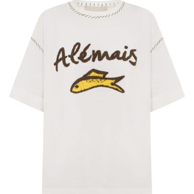 Alemais Scuba Cuffed Tee - Image 1