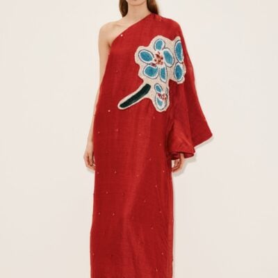 Alemais Scarlet Embellished Gown - Image 2