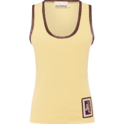 Alemais Ramon Tank Lemon - Image 1