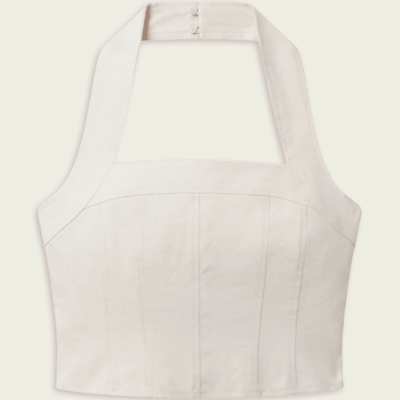 ALC Lori Linen Halter Top - Image 1