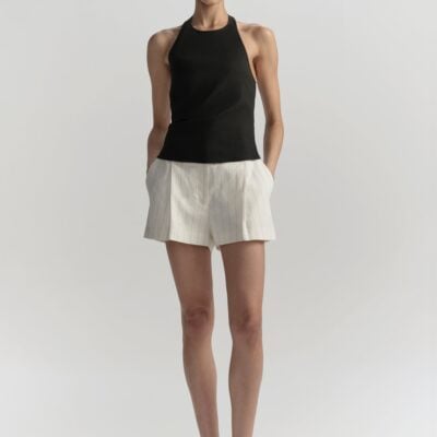 A.L.C. Winston Linen Pinstripe Short - Image 1