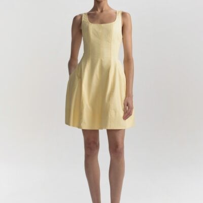 A.L.C. Vea Stretch Cotton Mini Dress - Image 1