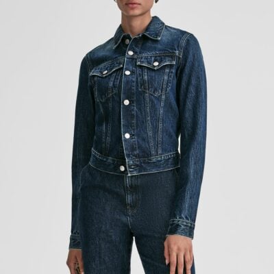 A.L.C. The 968 Shrunken Denim Jacket - Image 1