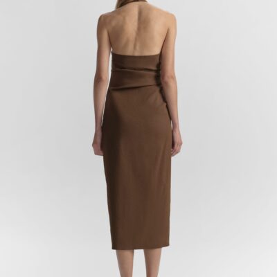 A.L.C. Sylvie Linen Midi Halter Dress - Image 2