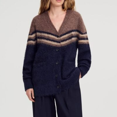 A.L.C. Suzanne Brushed Alpaca Cardigan - Image 1