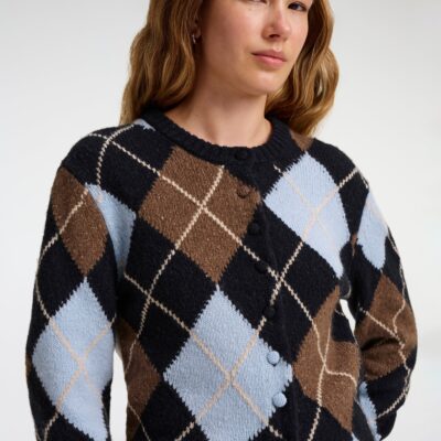 A.L.C. Skyler Argyle Cardigan - Image 2