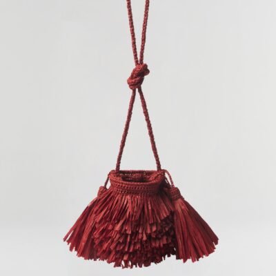 A.L.C. Sasha Raffia Bucket Bag - Image 1