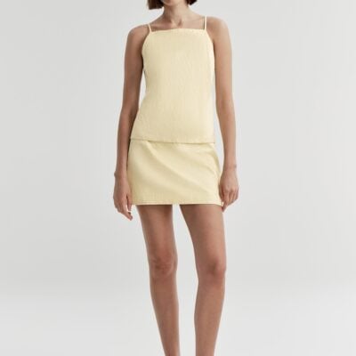 A.L.C. Reese Tie-Back Satin Top - Image 1