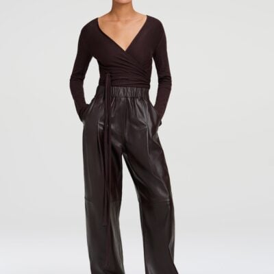 A.L.C. Palmer Leather Pant - Image 1