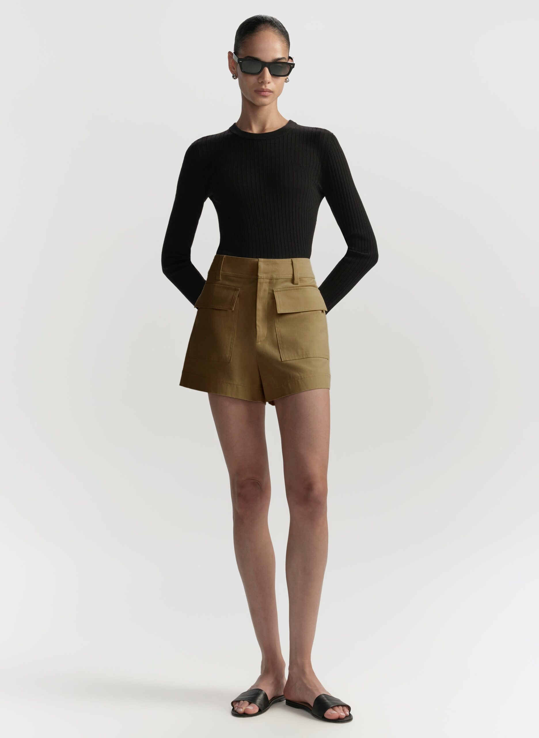 A.L.C. Oakley Stretch Cotton Short - Image 1