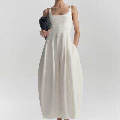 A.L.C. Nina Cotton Nylon Midi Dress - Image 1