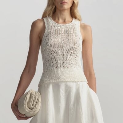 A.L.C. Nelly Open Knit Tank - Image 1