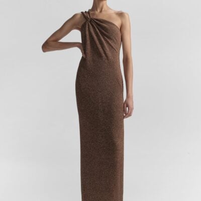 A.L.C. Mimi One Shoulder Knit Midi Dress - Image 1