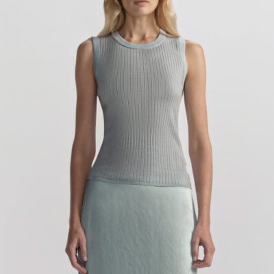 A.L.C. Mick Fine Merino Knit Top - Image 1