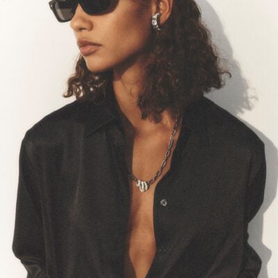 A.L.C. Mason Relaxed Silk Shirt - Image 1