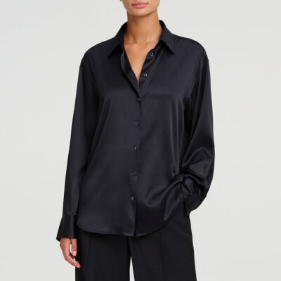 A.L.C. Mason Relaxed Silk Shirt - Image 2