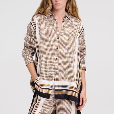 A.L.C. Maisie Scarf Print Shirt - Image 2