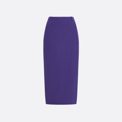 Alessandra Rich Silk Midi Skirt - Image 1