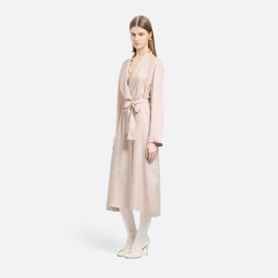 Alessandra Rich Silk Jacquard Robe - Image 2