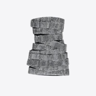 AREA Disco Ball Mini Dress - Image 1