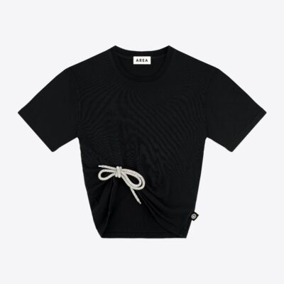 AREA Crystal Knot T-Shirt - Image 1