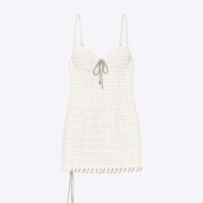 AREA Tweed Lady Mini Dress - Image 1