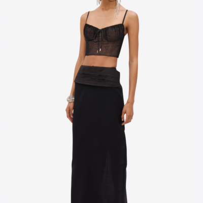 AREA Tuxedo Column Skirt - Image 2