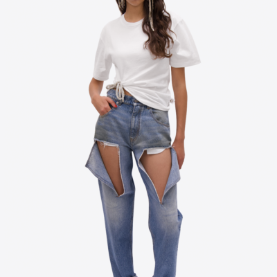 AREA Thigh Slash Jean - Image 2