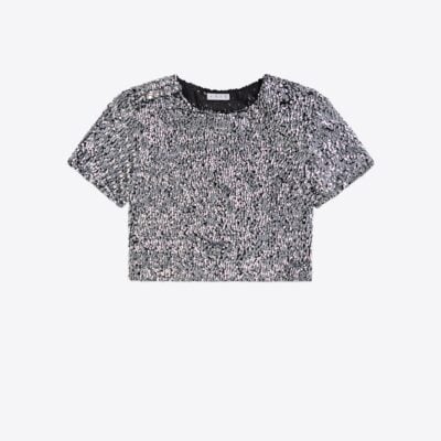 AREA Sequin T-Shirt - Image 1