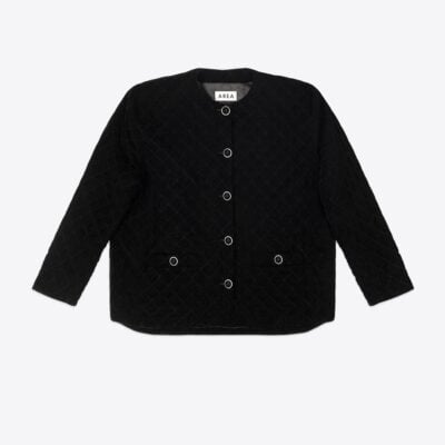 AREA Quilted Velvet Lady Jacket - Image 1