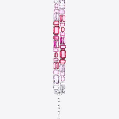 AREA Ombre Crystal Cluster Choker Necklace - Image 1