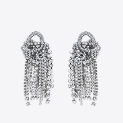 AREA Messy Chain Earrings - Image 1