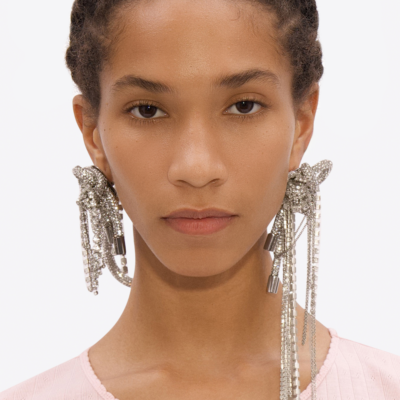 AREA Messy Chain Earrings - Image 2