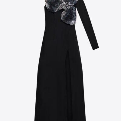 AREA Embroidered Ombre Crystal Gown - Image 1