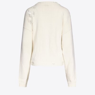 AREA Distressed Crystal Cardigan - Image 2