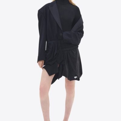 AREA Deconstructed T-Shirt Mini Skirt - Image 2