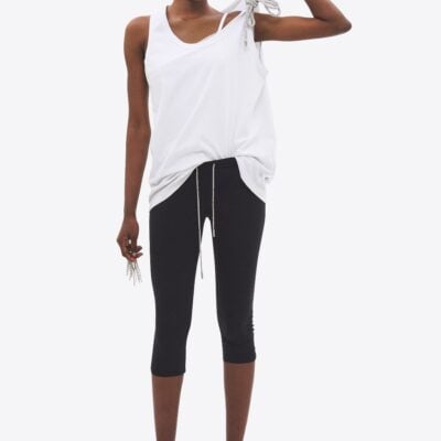 AREA Crystal Knot Tank Top - Image 2