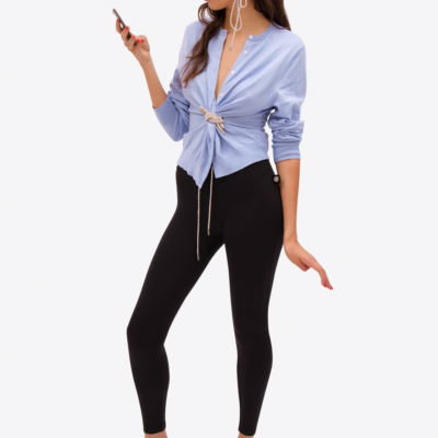 AREA Crystal Knot Sweater - Image 2