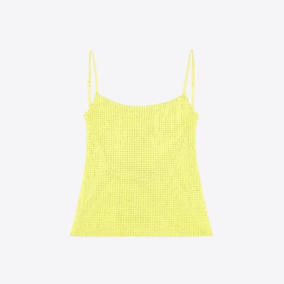 AREA Crystal Hotfix Cami Top - Image 1