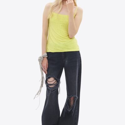 AREA Crystal Hotfix Cami Top - Image 2