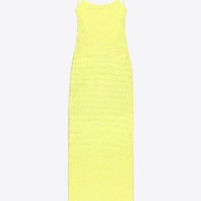 AREA Crystal Hotfix Cami Dress - Image 1