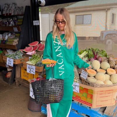Araminta James Vacanza Long Sleeve Tee Sea Green - Image 2
