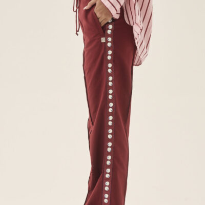 Araminta James Pomodoro Pant Burgundy - Image 2