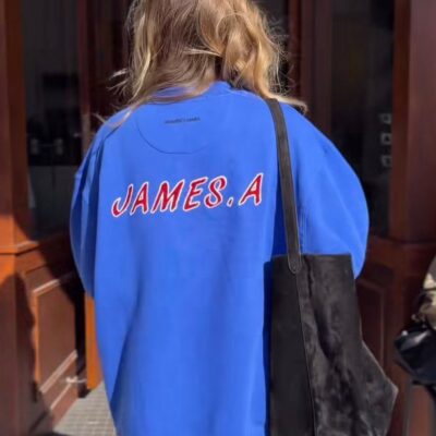 Araminta James James Sweatshirt Cobalt Blue - Image 1