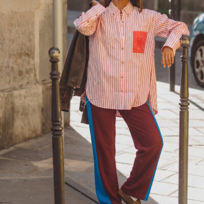Araminta James AJJA Shirt Red Stripe - Image 2
