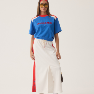 Araminta James Tiva Snap Skirt Coconut - Image 1