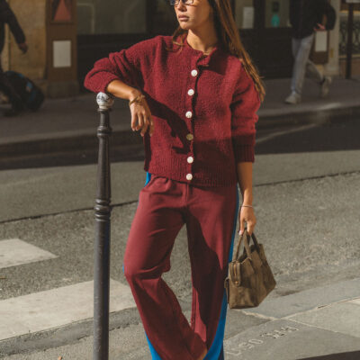 Araminta James Saint Germain Knit Pant Chocolate Truffle - Image 2