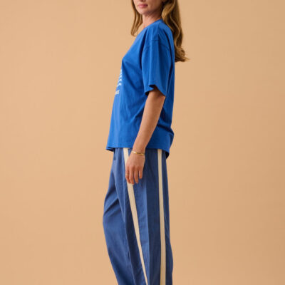 Araminta James Rico Linen Pant Spanish Blue - Image 2