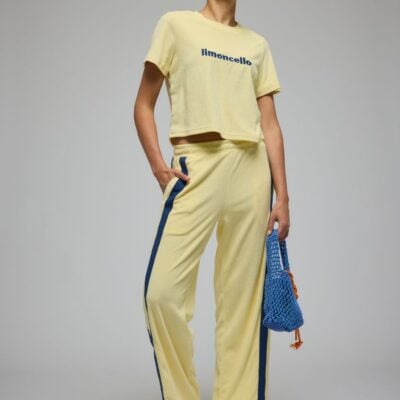 Araminta James Limoncello Terry Tee Lemon Cream - Image 2