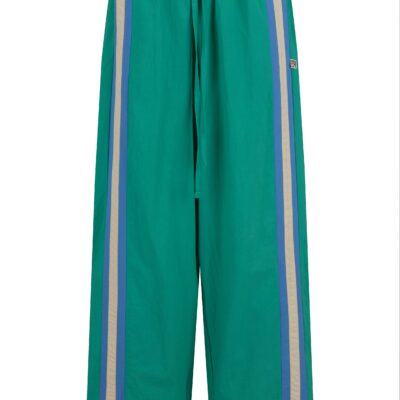 Araminta James La Mer Stripe Pant Jade Green - Image 1